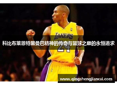 科比布莱恩特黑曼巴精神的传奇与篮球之巅的永恒追求