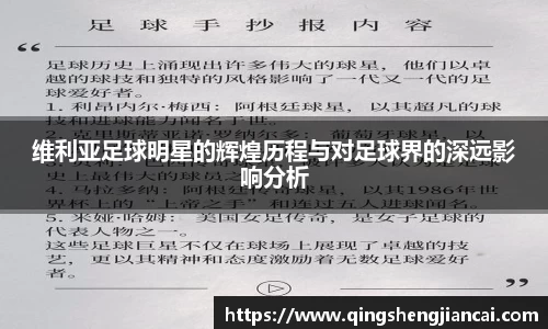 维利亚足球明星的辉煌历程与对足球界的深远影响分析